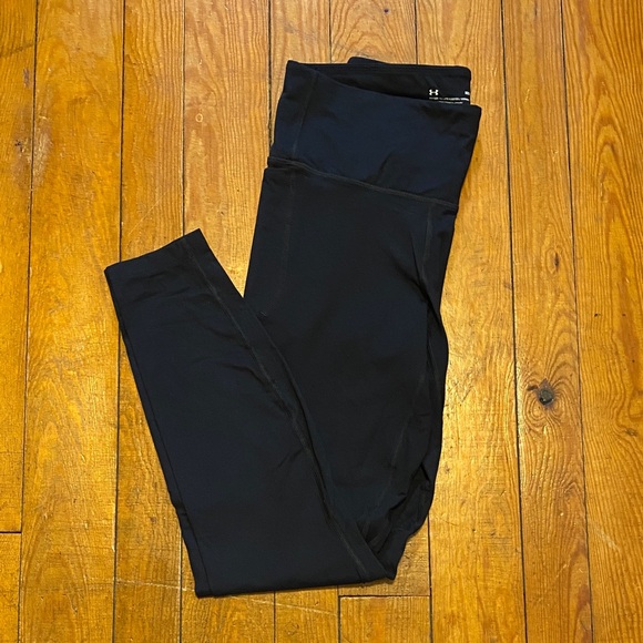 Under Armour Jet Black Active Leggings - Picture 1 of 5